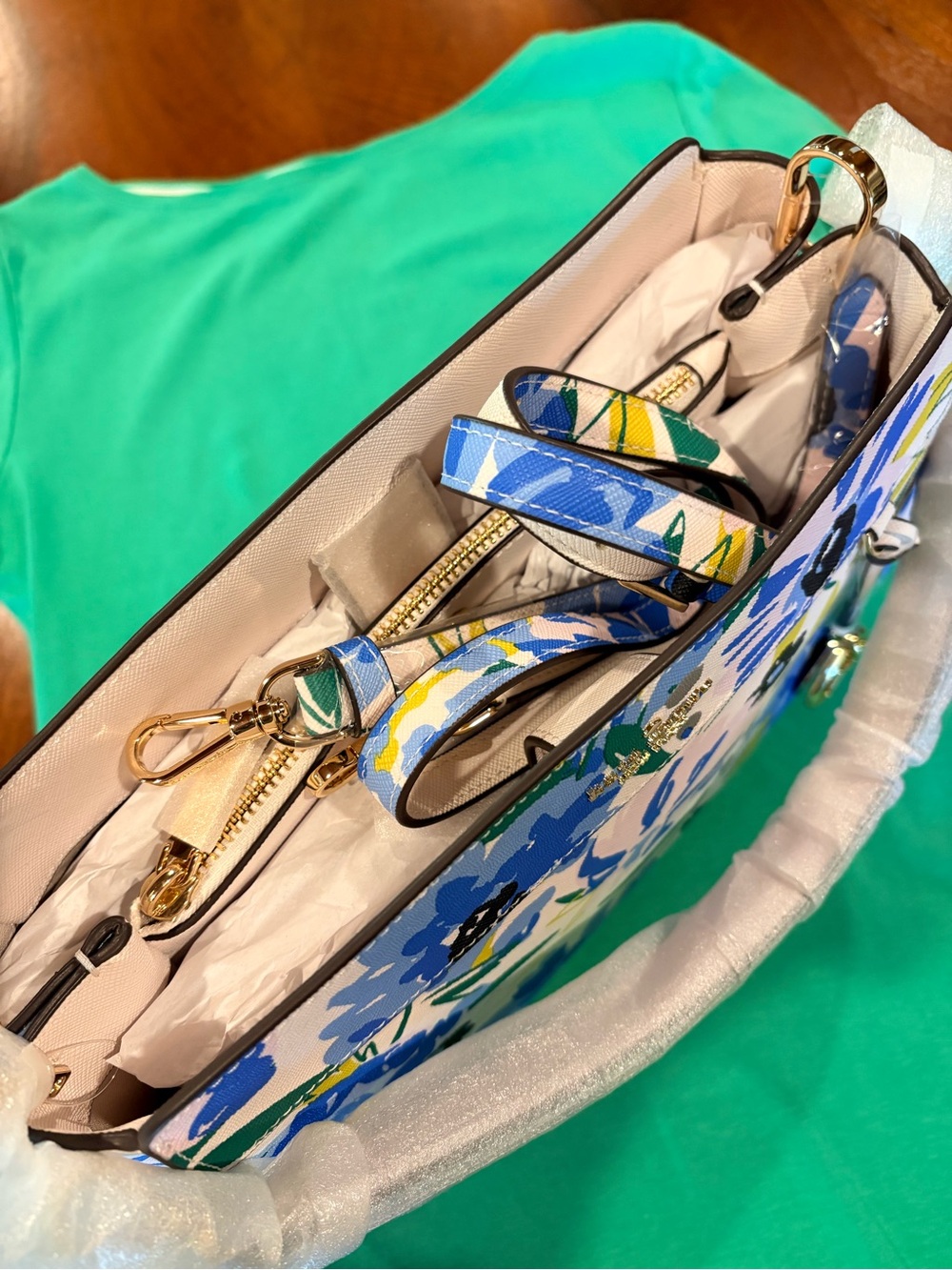 New! Kate Spade Floral Crossbody Bag The Madison Purse, Gift w/purchase - Picture 5 of 8